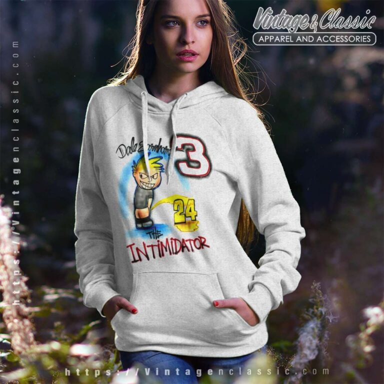 Dale Earnhardt Nascar The Intimidator Hoodie Dale Earnhardt Nascar The Intimidator Hoodie