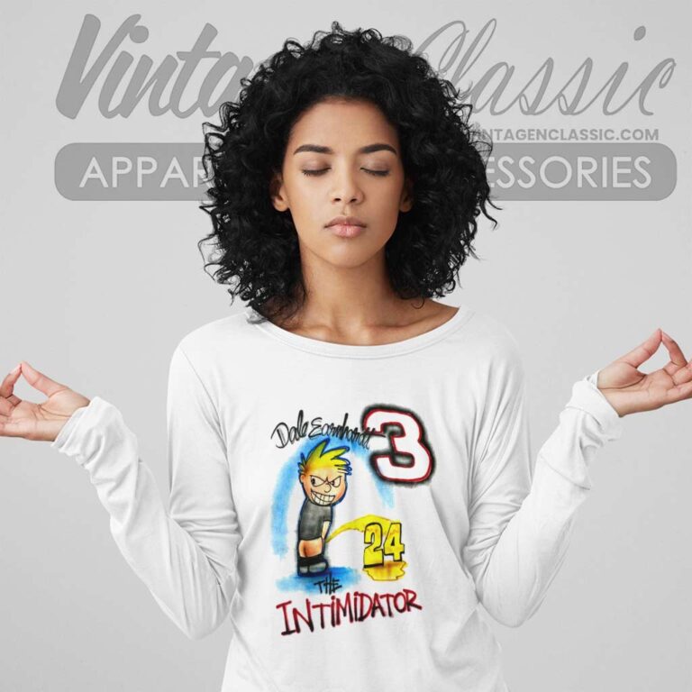 Dale Earnhardt Nascar The Intimidator Long Sleeve Tee Dale Earnhardt Nascar The Intimidator Long Sleeve Tee