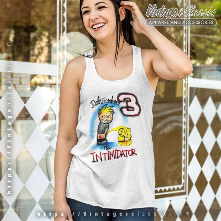 Dale Earnhardt Nascar The Intimidator Tank Top Racerback Dale Earnhardt Nascar The Intimidator Tank Top Racerback