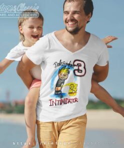 Dale Earnhardt Nascar The Intimidator V Neck TShirt