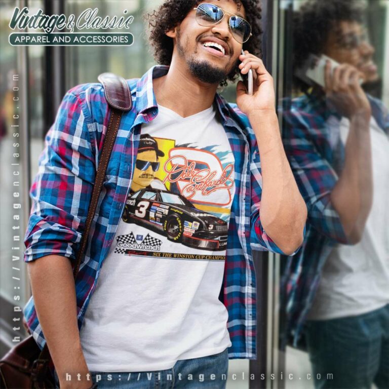 Dale Earnhardt Six The Winston Cup Champion V Neck TShirt Dale Earnhardt Six The Winston Cup Champion V Neck TShirt