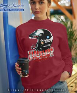 Dale Earnhardt Sr Racing Helment Nascar Sweatshirt