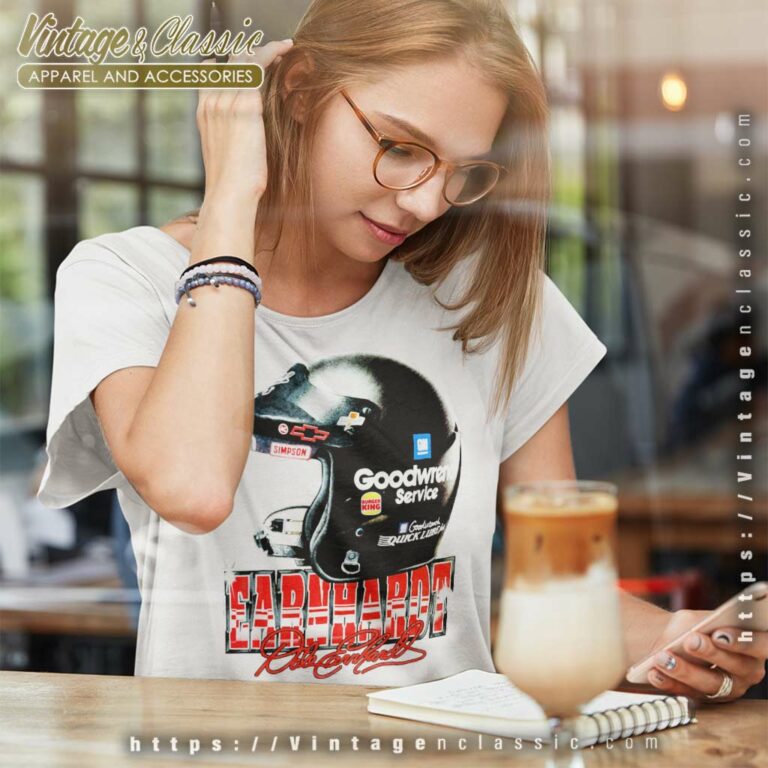 Dale Earnhardt Sr Racing Helment Nascar Women TShirt Dale Earnhardt Sr Racing Helment Nascar Women TShirt