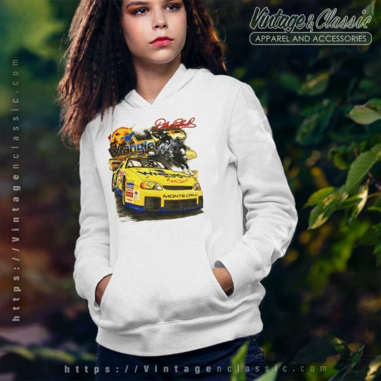 Dale Earnhardt Wrangler Nascar Hoodie Dale Earnhardt Wrangler Nascar Hoodie