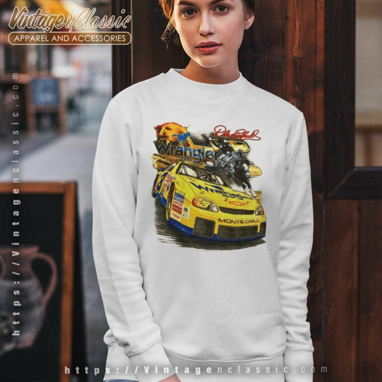 Dale Earnhardt Wrangler Nascar Sweatshirt Dale Earnhardt Wrangler Nascar Sweatshirt