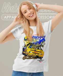 Dale Earnhardt Wrangler Tough Customer Nascar Women TShirt