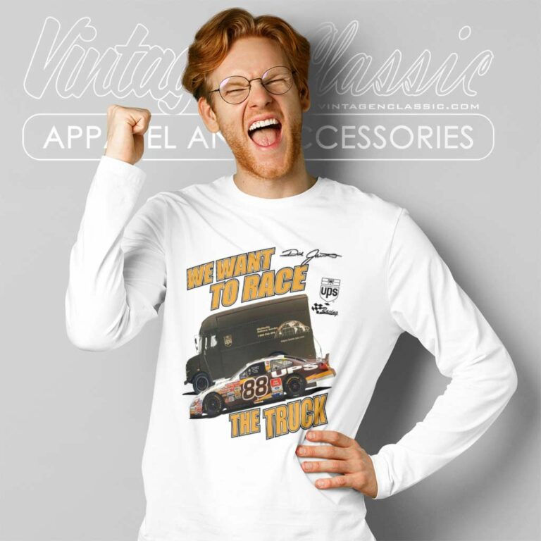 Dale Jarrett Race The Truck Nascar Long Sleeve Tee Dale Jarrett Race The Truck Nascar Long Sleeve Tee