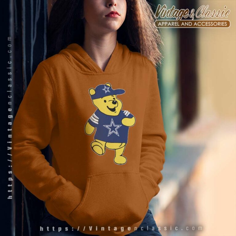Dallas Cowboy Nfl Football Winnie The Pooh Hoodie Dallas Cowboy Nfl Football Winnie The Pooh Hoodie