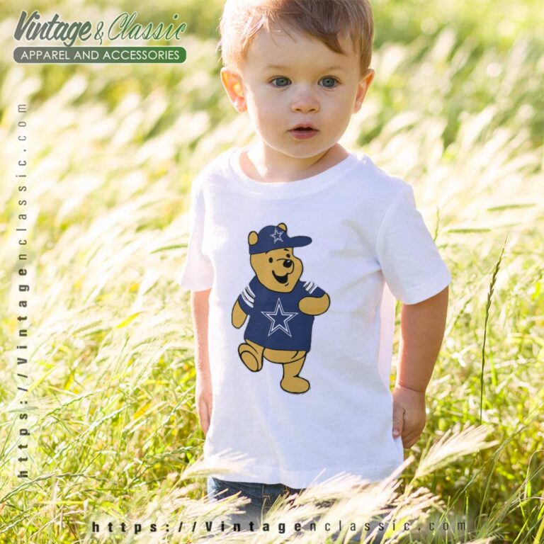 Dallas Cowboy Nfl Football Winnie The Pooh Kids T Shirt Dallas Cowboy Nfl Football Winnie The Pooh Kids T Shirt