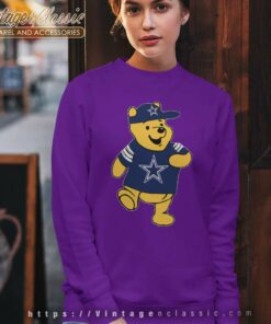 Dallas Cowboy Nfl Football Winnie The Pooh Sweatshirt