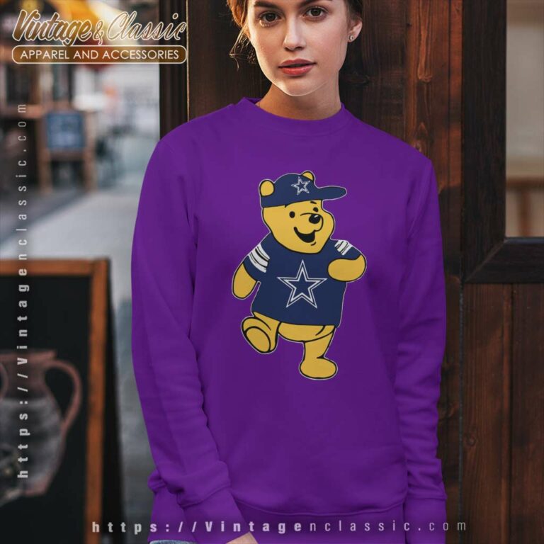 Dallas Cowboy Nfl Football Winnie The Pooh Sweatshirt Dallas Cowboy Nfl Football Winnie The Pooh Sweatshirt