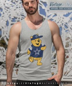 Dallas Cowboy Nfl Football Winnie The Pooh Tank Top Racerback