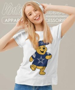 Dallas Cowboy Nfl Football Winnie The Pooh Women TShirt
