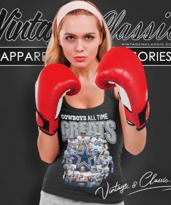 Dallas Cowboys All Time Great Football Player Nfl Tank Top Racerback