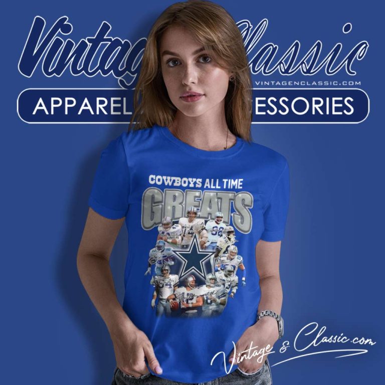 Dallas Cowboys All Time Great Football Player Nfl Women TShirt Dallas Cowboys All Time Great Football Player Nfl Women TShirt