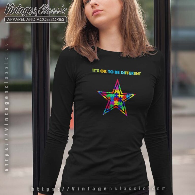 Dallas Cowboys Autism Its Ok To Be Different Longsleeves Dallas Cowboys Autism Its Ok To Be Different Longsleeves
