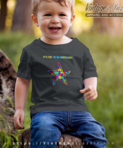Dallas Cowboys Autism Its Ok To Be Different Tshirt Kid