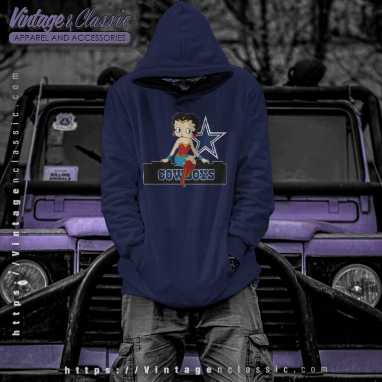 Dallas Cowboys Betty Boop Cartoon Hoodie Dallas Cowboys Betty Boop Cartoon Hoodie