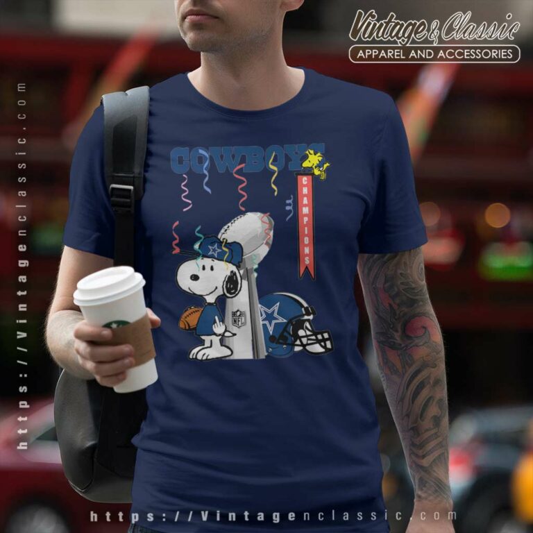 Dallas Cowboys Champs Snoopy Nfl T Shirt Dallas Cowboys Champs Snoopy Nfl T Shirt