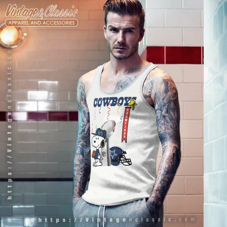Dallas Cowboys Champs Snoopy Nfl Tank Top Racerback Dallas Cowboys Champs Snoopy Nfl Tank Top Racerback