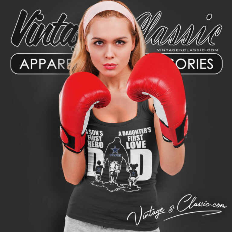 Dallas Cowboys Dad Son Daughters Tank Top Racerback Dallas Cowboys Dad Son Daughters Tank Top Racerback