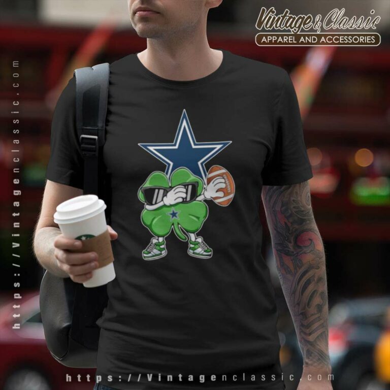 Dallas Cowboys Football Dabbing Four Leaf Clover T Shirt Dallas Cowboys Football Dabbing Four Leaf Clover T Shirt