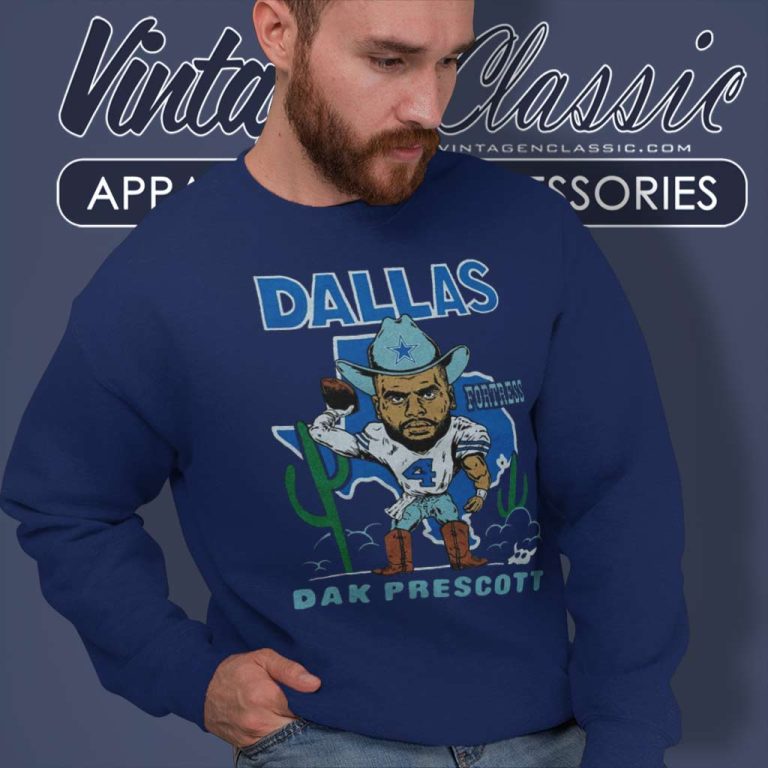 Dallas Cowboys Fortress Dak Prescott Nfl Qb Sweatshirt Dallas Cowboys Fortress Dak Prescott Nfl Qb Sweatshirt