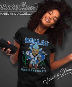 Dallas Cowboys Fortress Dak Prescott Nfl Qb Women TShirt