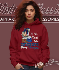 Dallas Cowboys Funny Xmas Kissmyass Hoodie