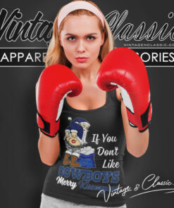 Dallas Cowboys Funny Xmas Kissmyass Tank Top Racerback