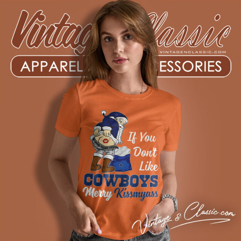 Dallas Cowboys Funny Xmas Kissmyass Women T Shirt Dallas Cowboys Funny Xmas Kissmyass Women T Shirt