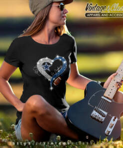 Dallas Cowboys Girls Love Football Women T Shirt