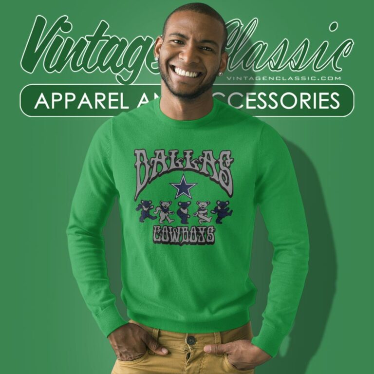 Dallas Cowboys Grateful Dead Dancing Bears Sweatshirt Dallas Cowboys Grateful Dead Dancing Bears Sweatshirt