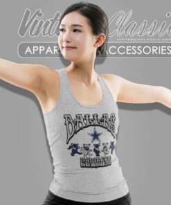 Dallas Cowboys Grateful Dead Dancing Bears Tank Top Racerback