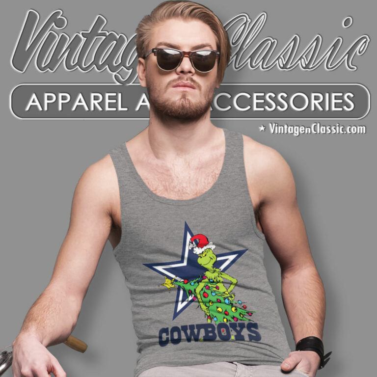 Dallas Cowboys Grinch Christmas Tank Top Racerback Dallas Cowboys Grinch Christmas Tank Top Racerback