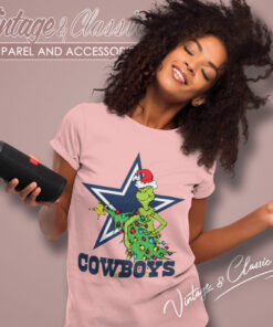 Dallas Cowboys Grinch Christmas Women T Shirt