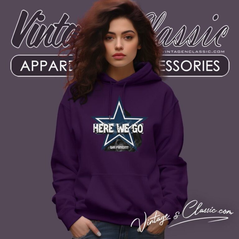 Dallas Cowboys Here We Go Dak Prescott Hoodie Dallas Cowboys Here We Go Dak Prescott Hoodie