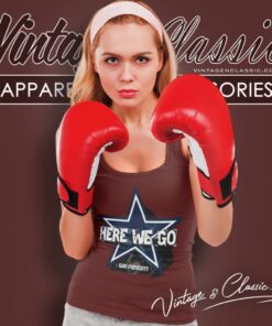 Dallas Cowboys Here We Go Dak Prescott Tank Top Racerback