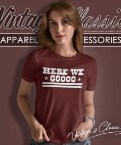 Dallas Cowboys Here We Go Women T Shirt