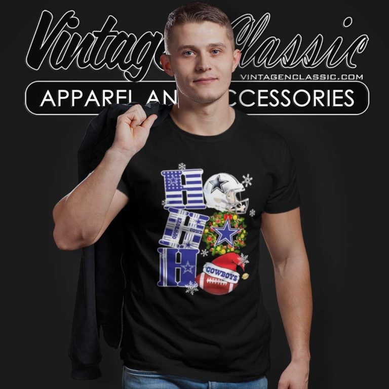 Dallas Cowboys Ho Ho Ho Merry Christmas T Shirt Dallas Cowboys Ho Ho Ho Merry Christmas T Shirt