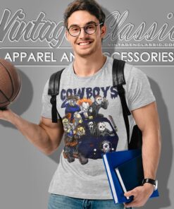 Dallas Cowboys Horror Movies Characters Halloween Shirt T shirt