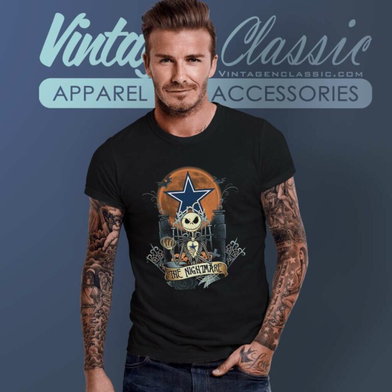 Dallas Cowboys Jack Skellington Sally Halloween T Shirt Dallas Cowboys Jack Skellington Sally Halloween T Shirt