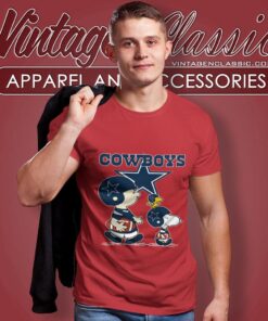 Dallas Cowboys Lets Play Football Together Snoopy Shirt