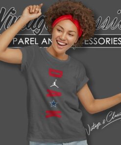 Dallas Cowboys Logo Dak Prescott Jordan Brand Women TShirt