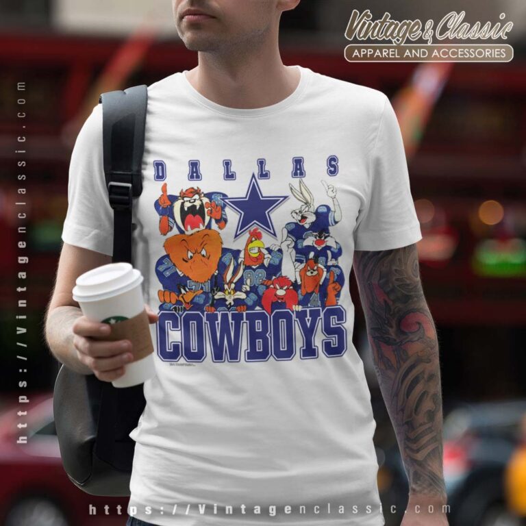 Dallas Cowboys Looney Tunes Football Mens T Shirt Dallas Cowboys Looney Tunes Football Mens T Shirt
