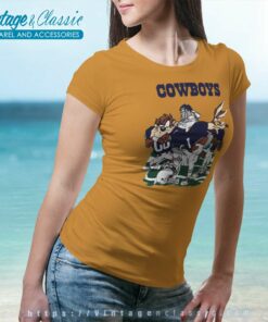 Dallas Cowboys Looney Tunes NFL Football Women TShirt