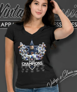 Dallas Cowboys Nfc Champions 2023 V Neck TShirt