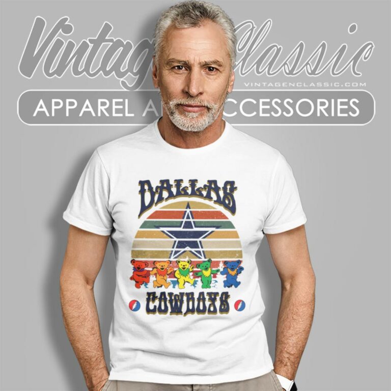 Dallas Cowboys Nfl Grateful Dancing Bears Retro T Shirt Dallas Cowboys Nfl Grateful Dancing Bears Retro T Shirt