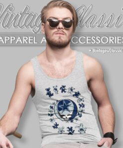 Dallas Cowboys Nfl Grateful Dancing Bears Tank Top Racerback