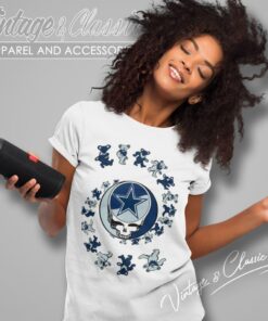Dallas Cowboys Nfl Grateful Dancing Bears Women T Shirt